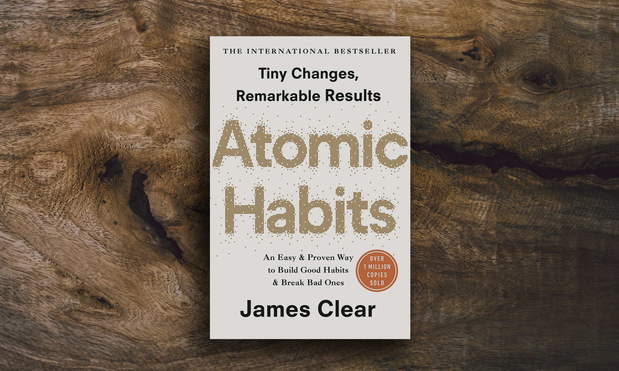 Cover of the book "Atomic Habits" by James Clear