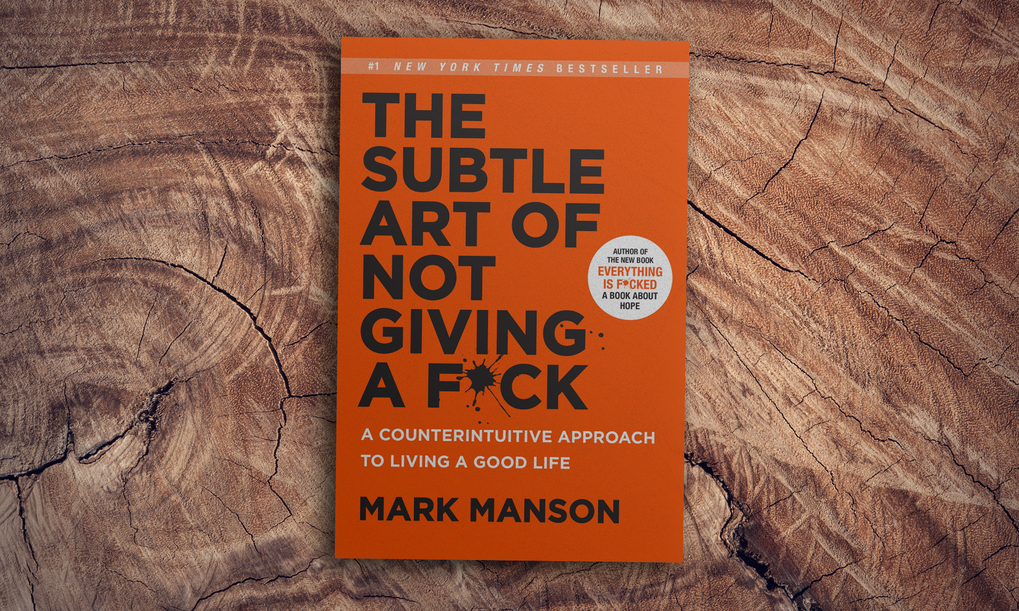 Cover of Mark Mansons book "The Subtle Art of not Giving a Fuck"