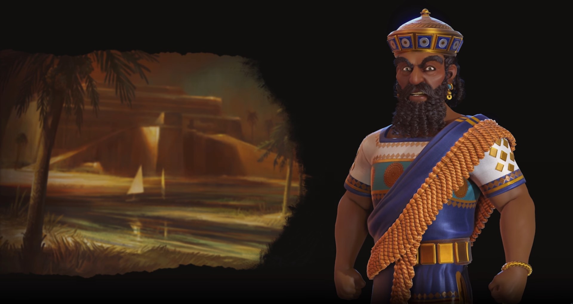Screenshot of Hammurabi in Civilisation 6