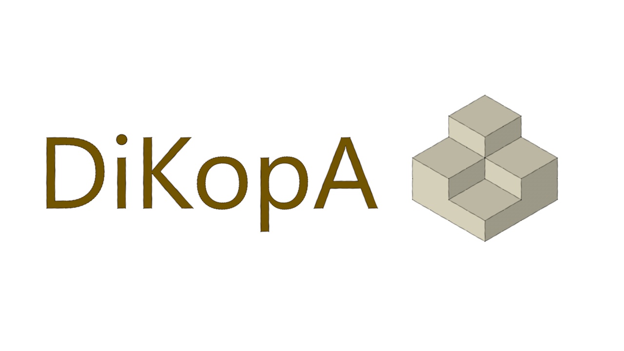 Preliminary logo for DiKopA (Digital competencies in Archaeology).